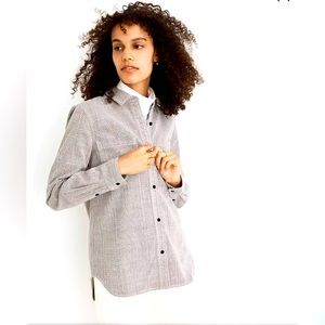 Madewell Corduroy Classic Ex-Boyfriend Shirt in Dermott Plaid